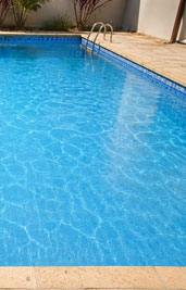 Piscina depois da limpeza